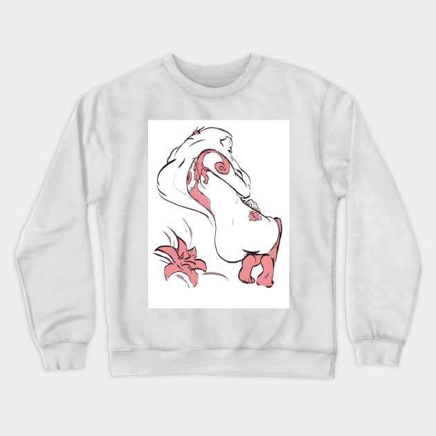 Asian Girl Crewneck Sweatshirt by Aizawa